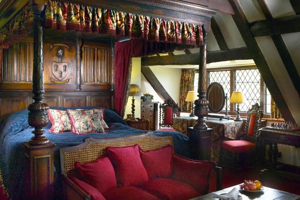 A bedroom at Amberley Castle