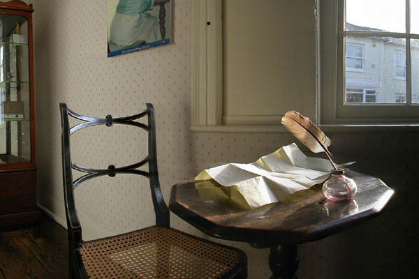 Jane Austen's writing desk at Chawton