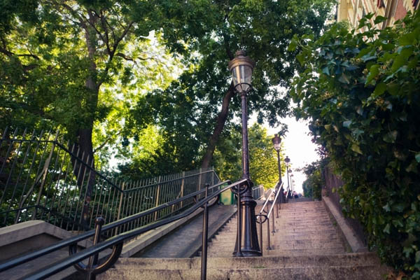 Steps at Montmartre Steps at Montmartre