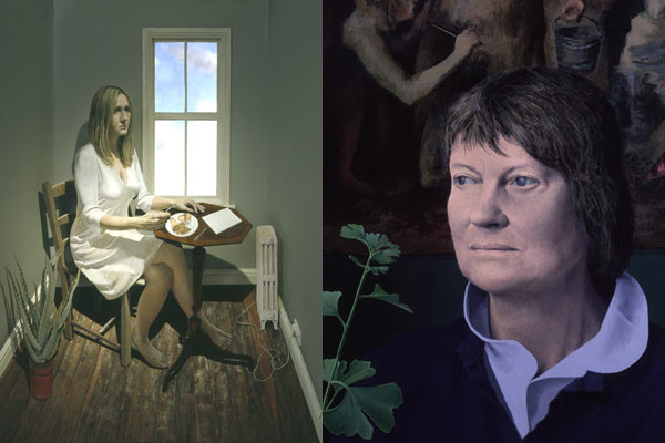 National Portrait Gallery, JK Rowling and Iris Murdoch National Portrait Gallery, JK Rowling and Iris Murdoch