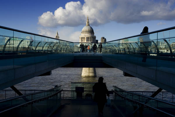 St Paul's Cathedral across the Thames St Paul's Cathedral across the Thames